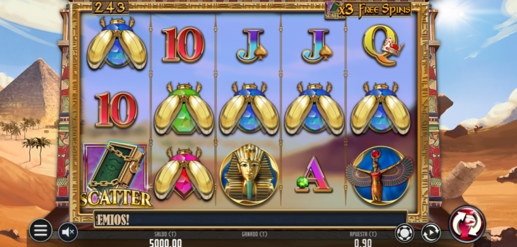las riquezas del faraón slot playjango