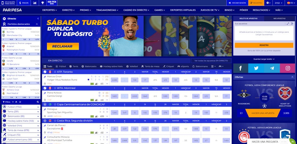 paripesa bonos perú