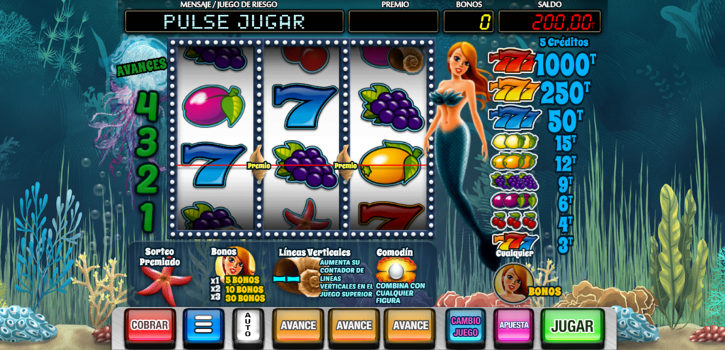 sirenas de la suerte slot