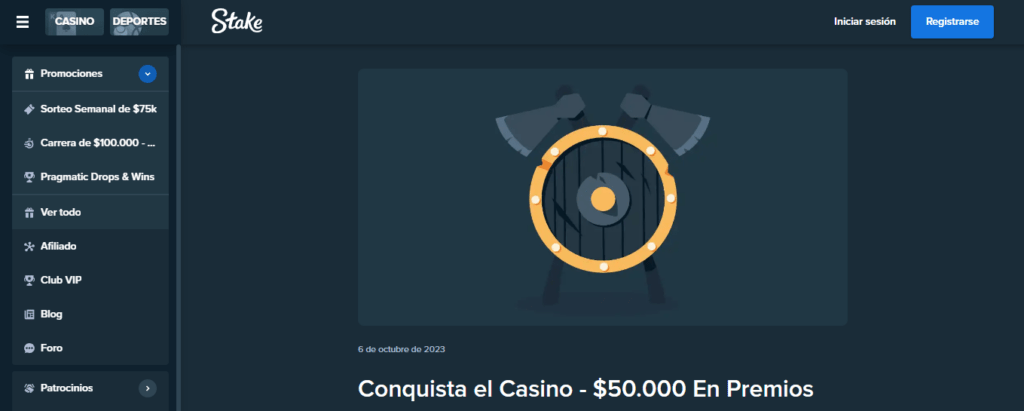 Stake conquista de casino