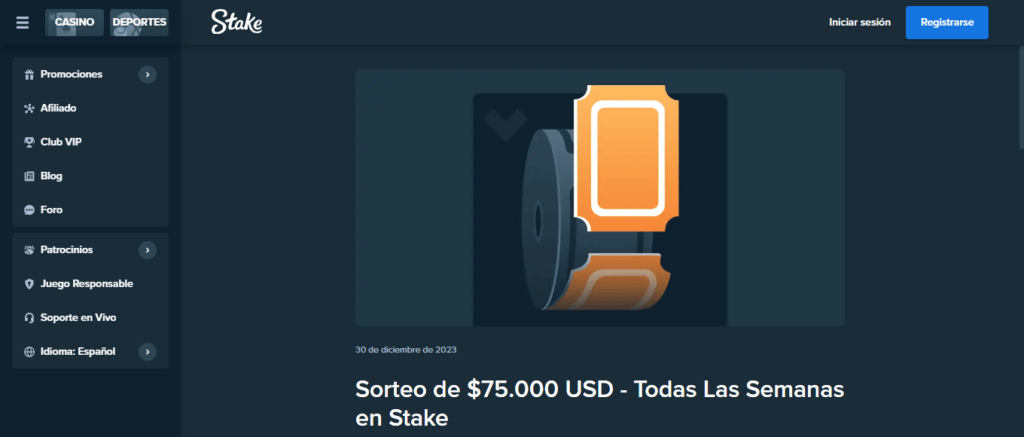 stake gran sorteo