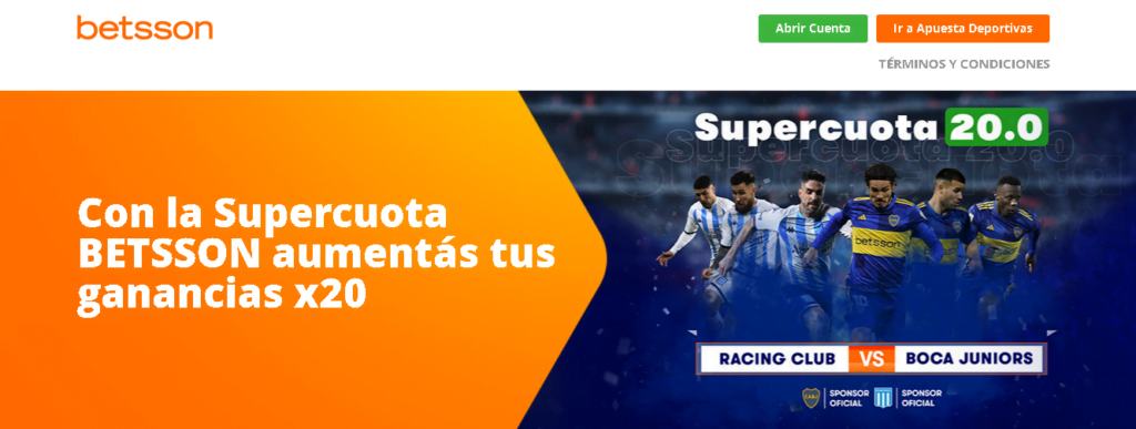 supercuota racing vs boca