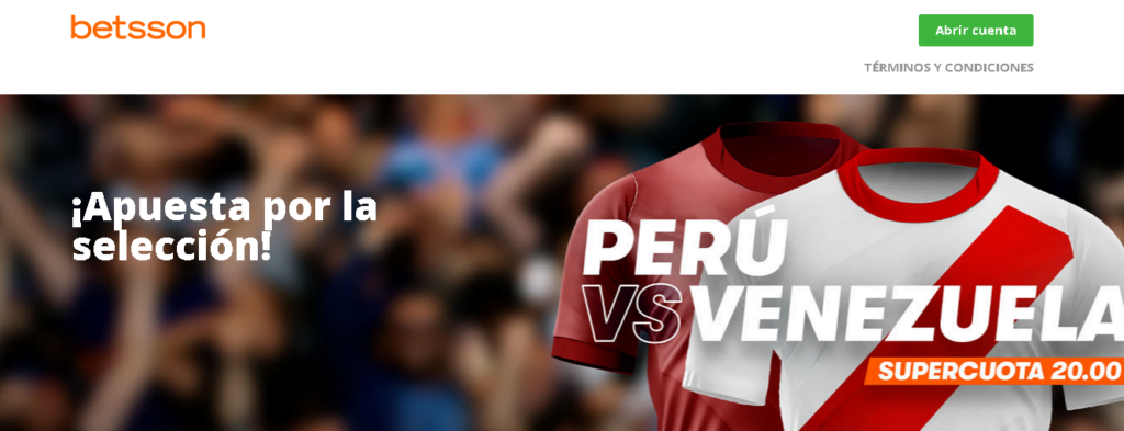 betsson perú vs venezuela