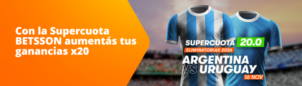 betsson supercuota argentina uruguay