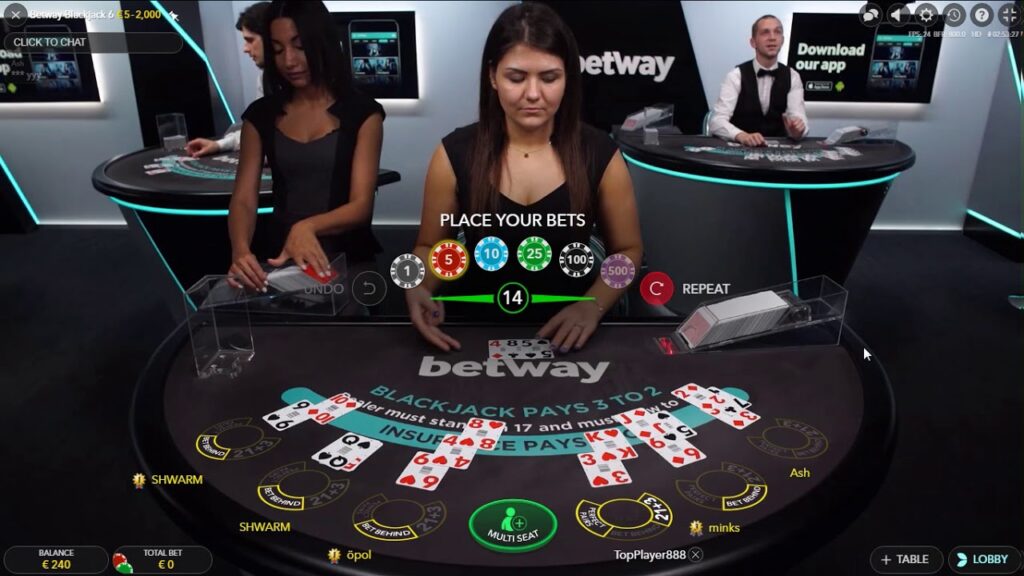 Betway Blackjack en vivo