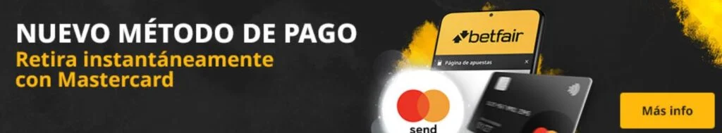 métodos de pago betfair