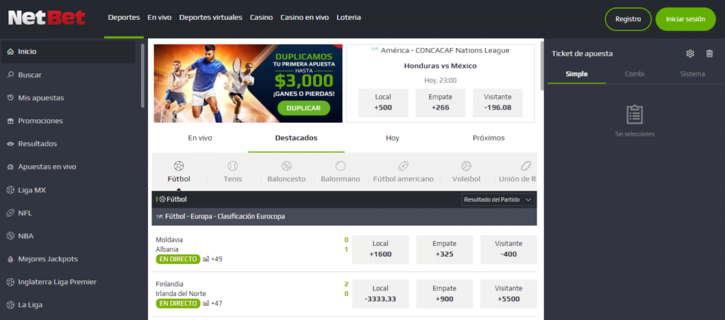 netbet apuesta combinada