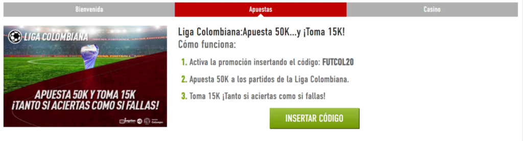 sportium toma 15k liga colombiana