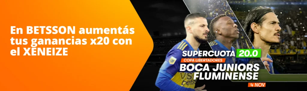supercuota betsson boca fluminense