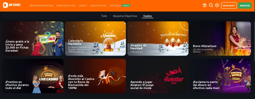 betano slots destacados