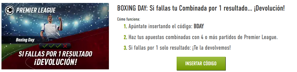 combinada seguro boxing day sportium