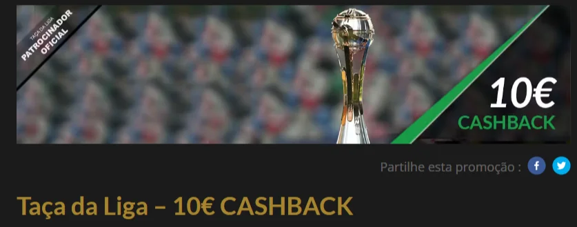 esc cashback taça da liga