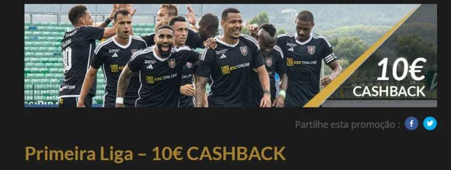 esc primeira liga cashback