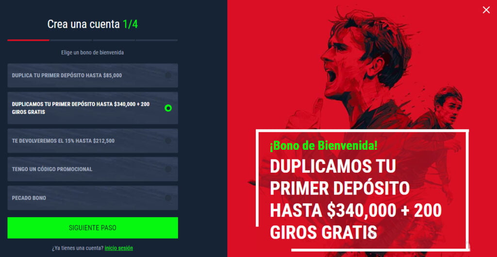 gozabet bono bienvenida casino