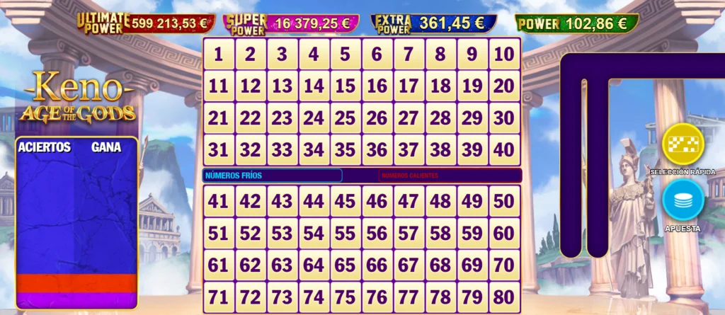 keno age of the gods