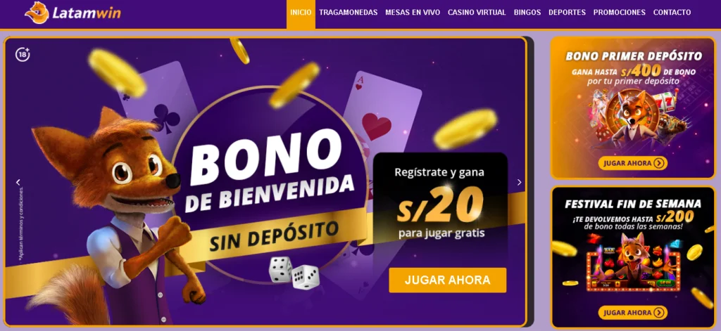 latamwin bono sin depósito
