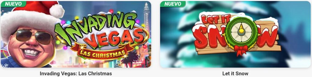 slots navidad leovegas