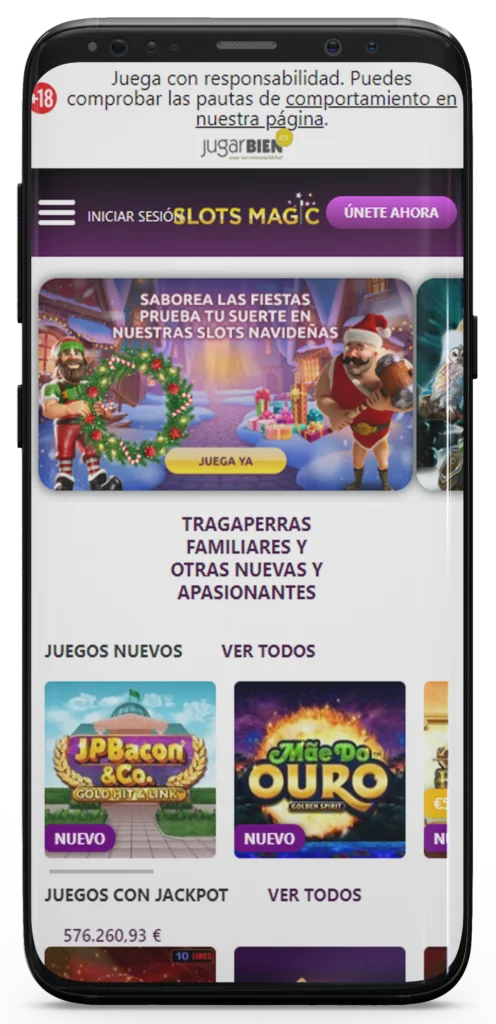 registro slotsmagic móvil