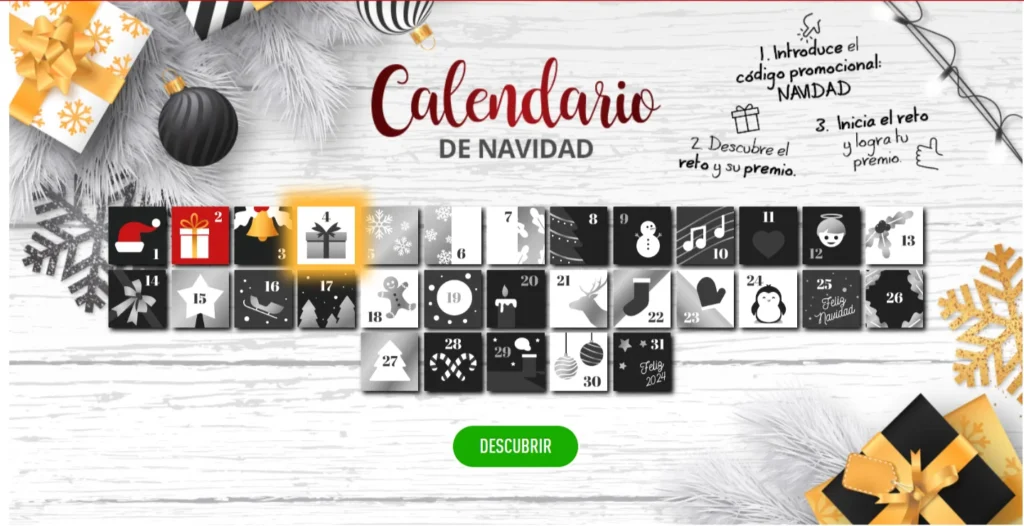 sportium calendario de navidad