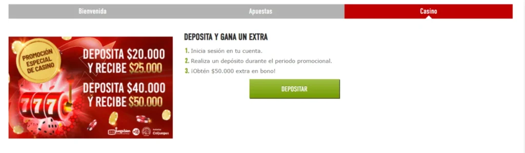 sportium deposita y gana extra