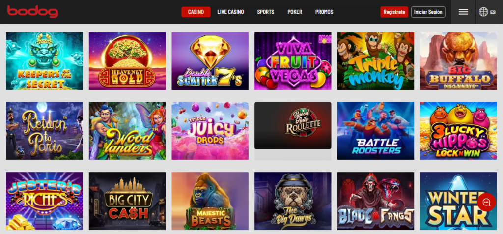 bodog mejores tragamonedas