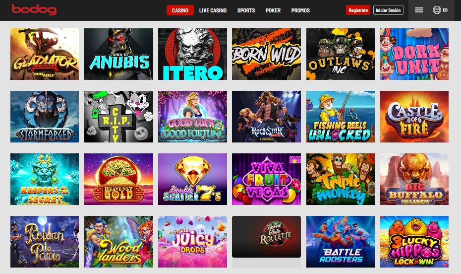 bodog slots destacados