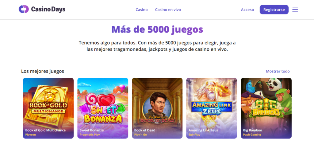 casinodays app android