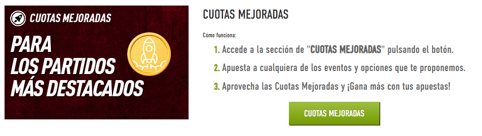 cuotas mejoradas barcelona vs sportium