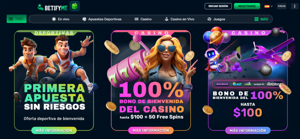 betifyme bono bienvenida casino