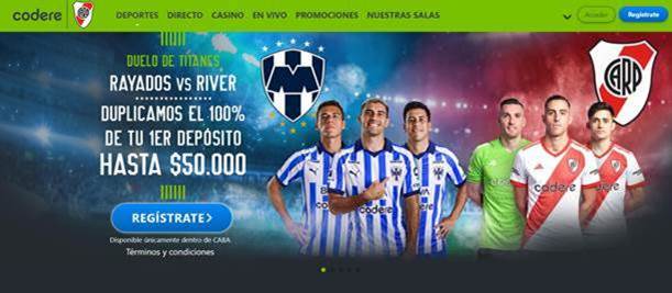 codere rayados vs river