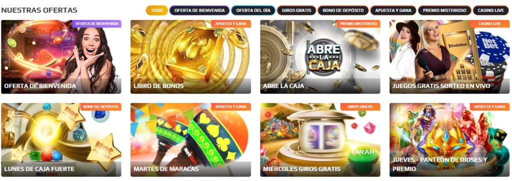 netbet bonos panamá