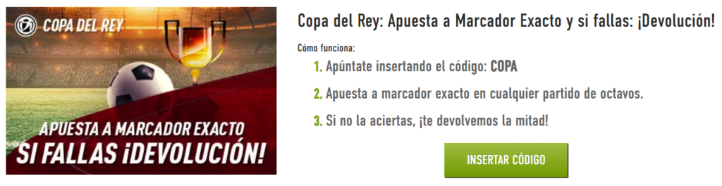 promoción sportium copa del rey