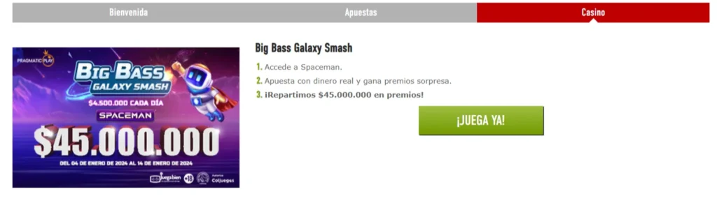 sportium big bass galaxy smash