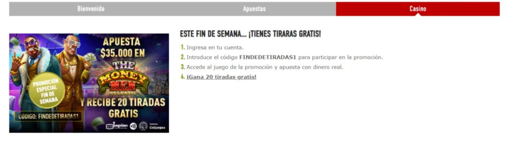 sportium finde tiradas gratis