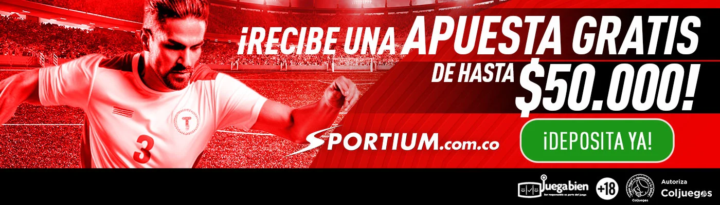 Sportium Colombia bono deportes