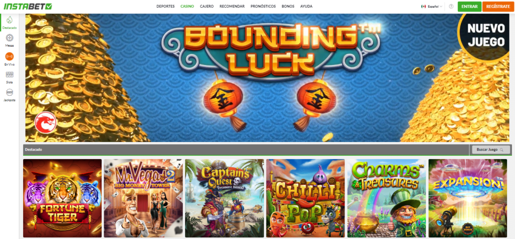 instabet bono gratis méxico