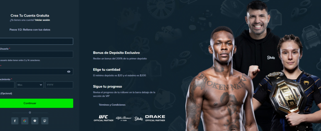 STAKE bono sin deposito