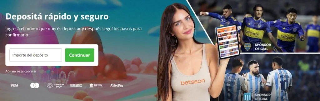 betsson depositar con mercadopago