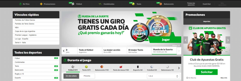 betway bono gratis perú