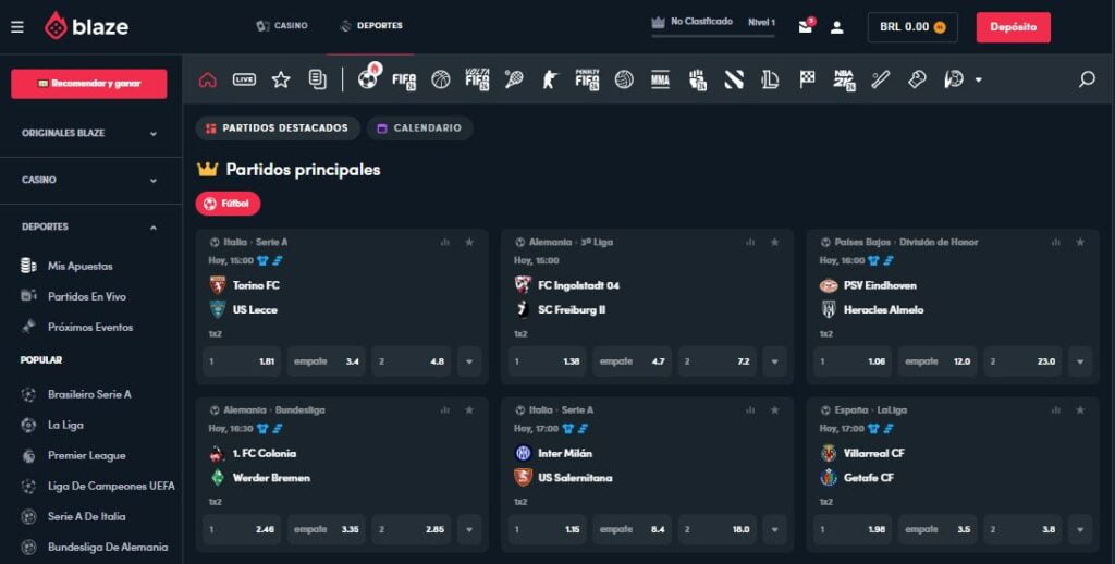 blaze bônus apostas