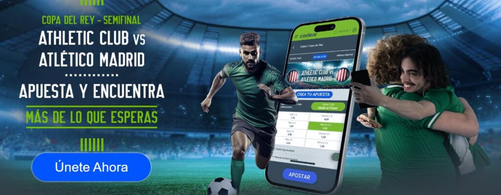 codere cuotas especiales athletic vs atlético