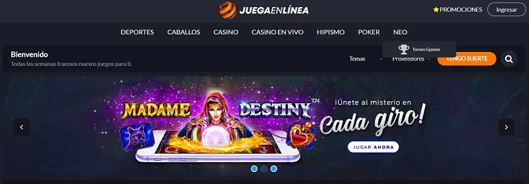 juegaenlinea oferta sin deposito