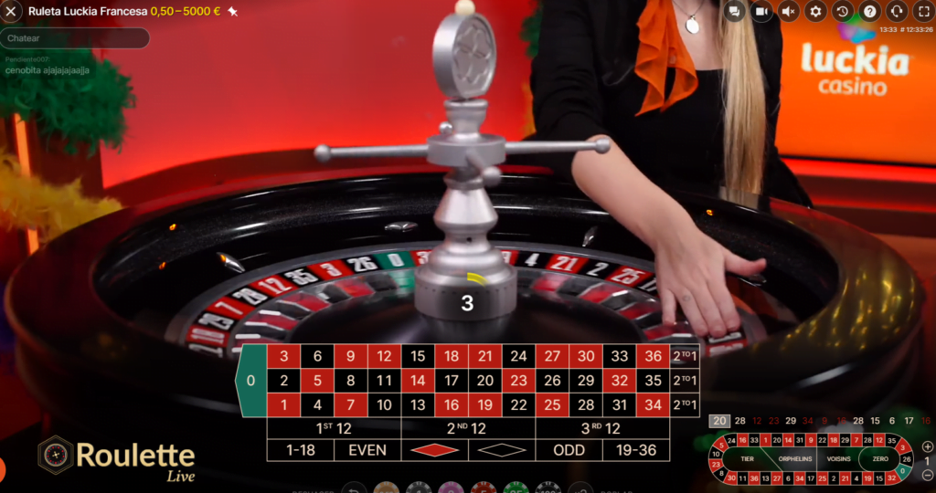 luckia ruleta francesa en vivo