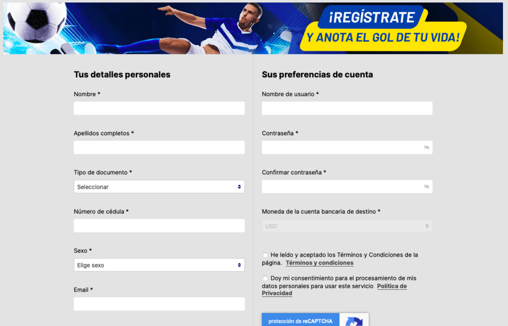 como registrarse en latribet desde la app