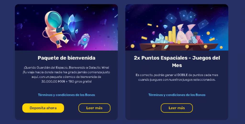 galacticwins bonos códigos promocionales