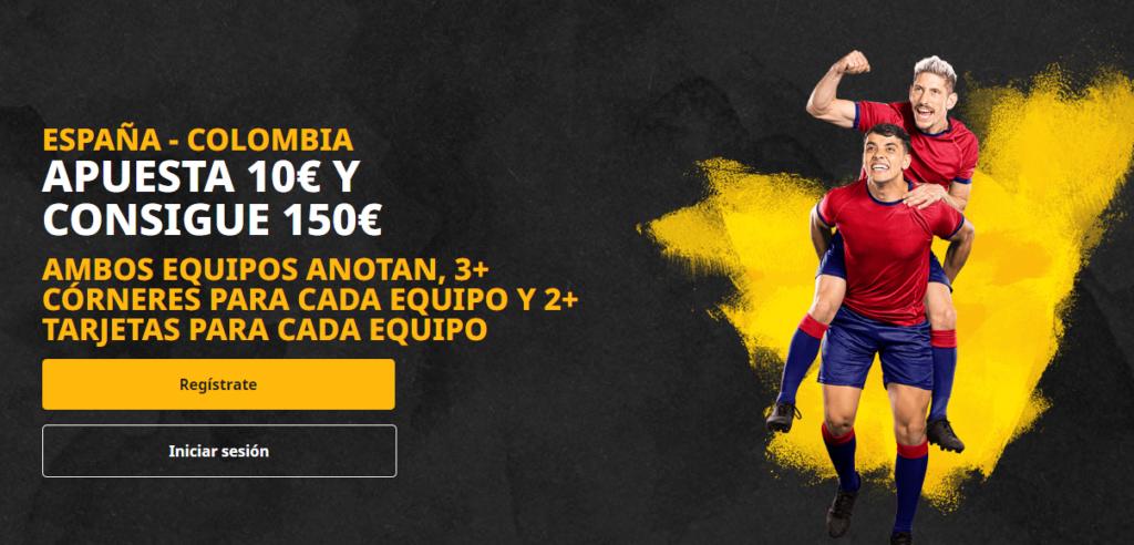 España vs colombia apuestas betfair