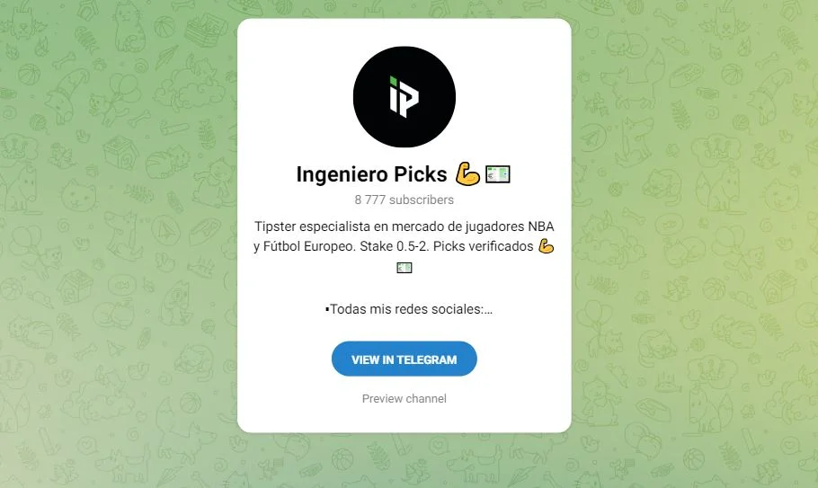 ingenieros picks telegram