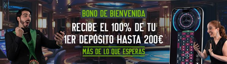 Bono de Bienvenida Codere casino