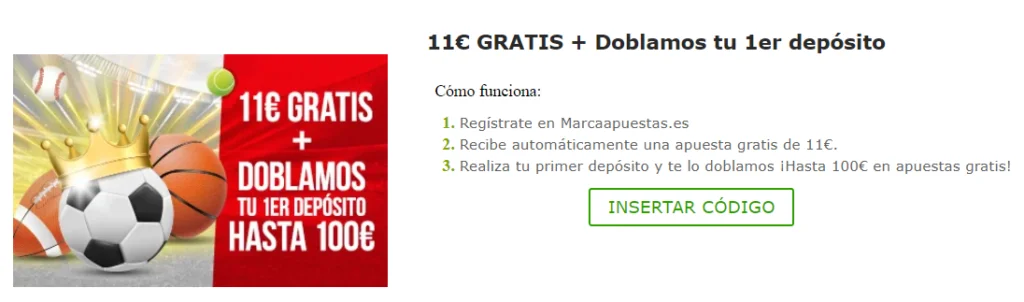 nuevo bono marcaapuestas