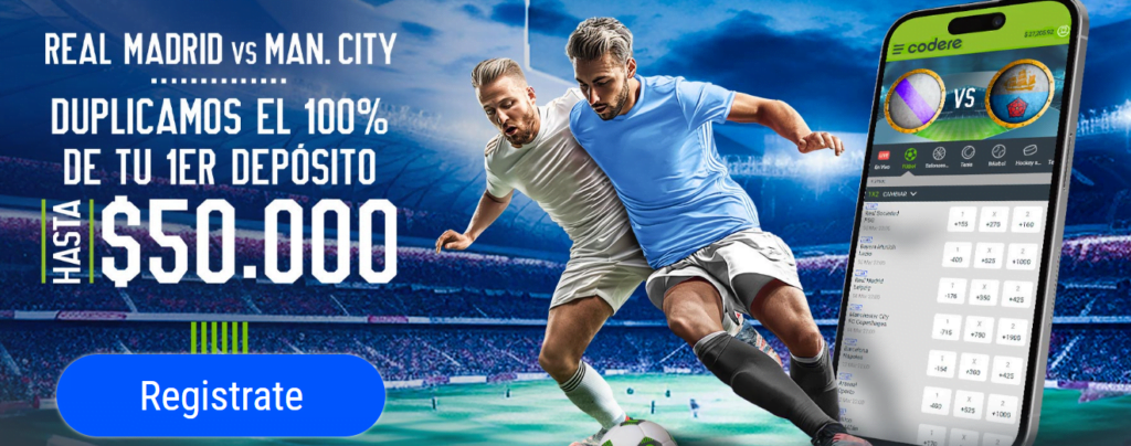 codere apuestas real madrid vs manchester city